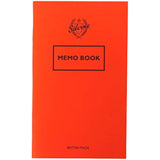 Silvine 72-page memo notebook with 36 sheets, 158x99mm size, featuring a hardcover and lined pages for note-taking.
