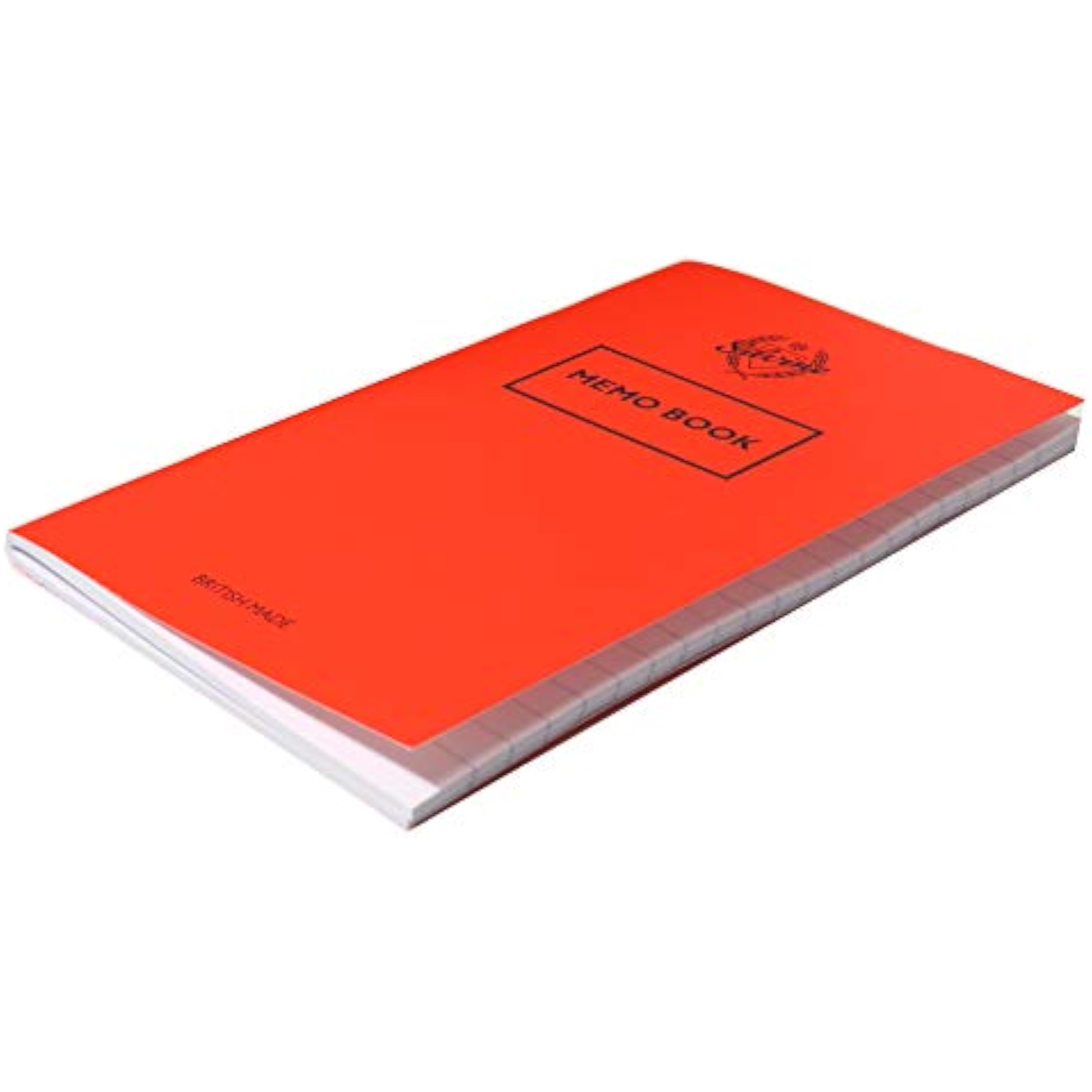 Silvine 72-page memo book with 36 sheets, 158x99mm, featuring a durable cover and lined pages for note-taking.
