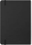 Silvine A5 casebound notebook with cream-colored pages and a sturdy cover, ideal for writing and note-taking.