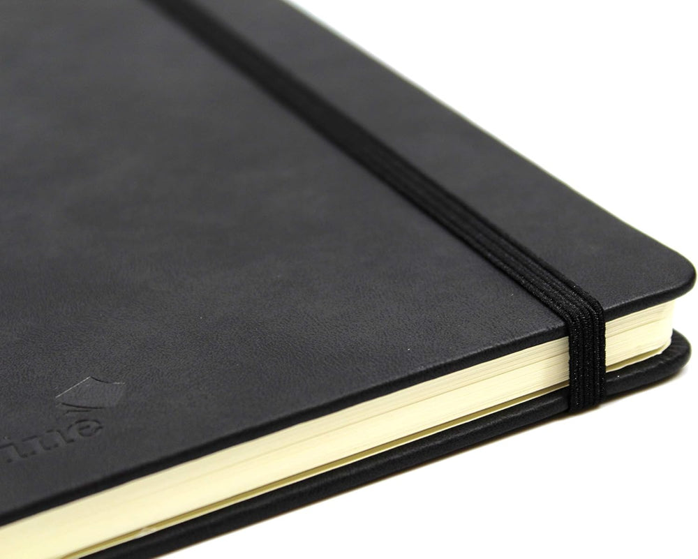 Silvine A5 casebound notebook with durable cover and lined pages, ideal for writing and note-taking.