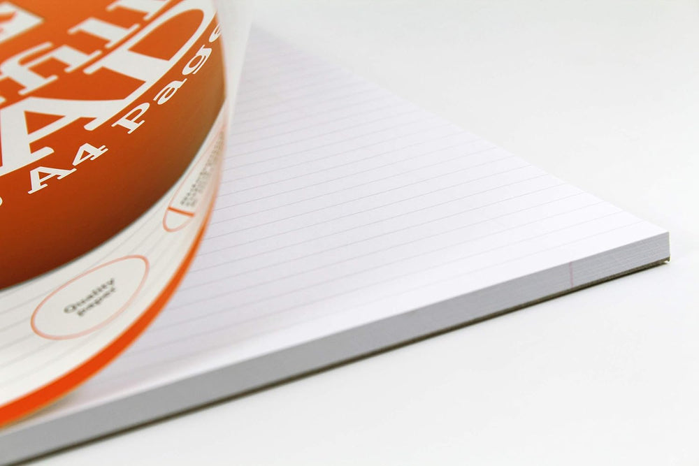 Silvine A4 Refill Feint Pad for stationery, featuring lined pages for note-taking and writing tasks.