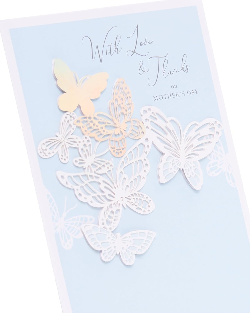 UK Greetings Mother's Day Card for Her - Light Blue Design