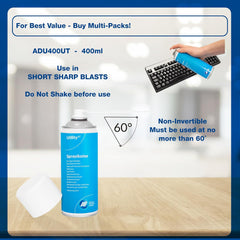 AF Utility Sprayduster Compressed Air Duster 400ml – Single Can