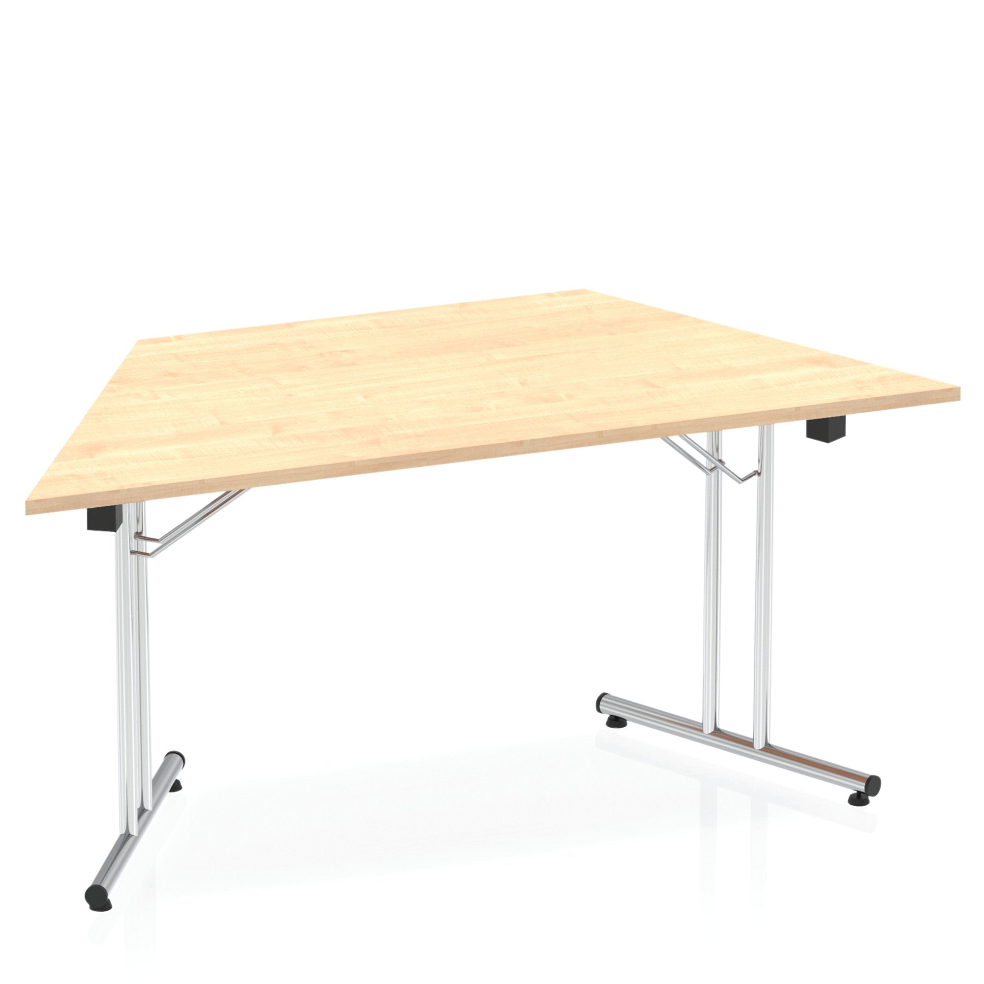 Dynamic Impulse 1600mm Folding Trapezium Table Maple Top I000720 DD