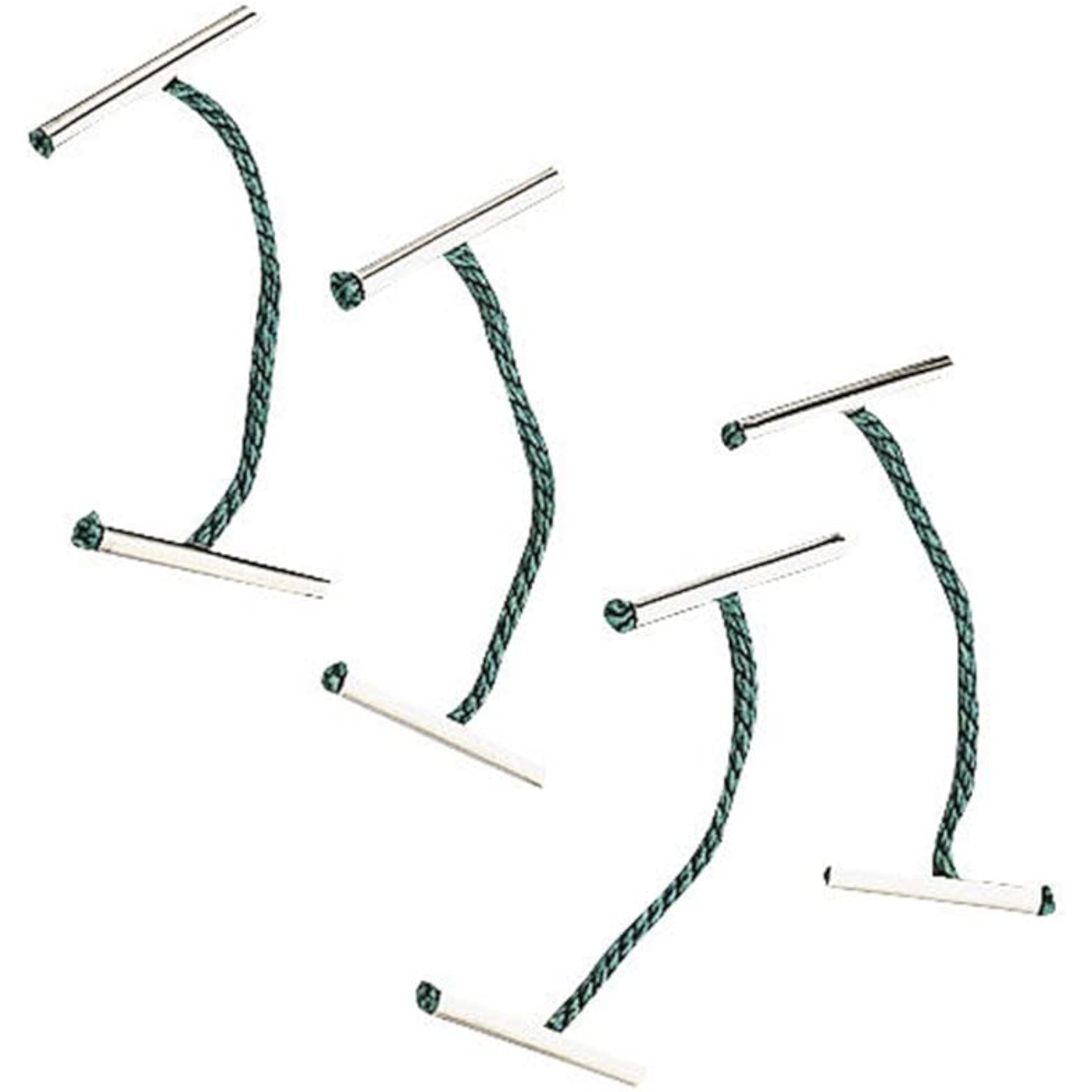 Q-Connect 25mm Green Metal 100 Treasury Tags