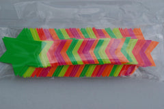 Fluorescent Star Stickers – Pack of 100 Small Assorted Colour Reward Stars