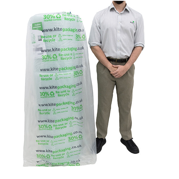 Small Bubble Wrap Kite Premium Easy Tear - 500mmx100m Single Roll