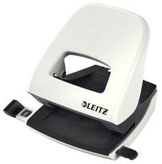 Leitz NeXXt WOW 2 Hole Metal Office Hole Punch 30 Sheet White - 50081001