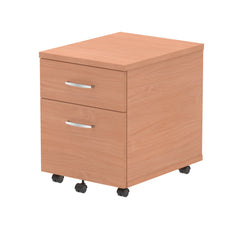 Impulse 2 Drawer Mobile Pedestal Beech I000064 DD