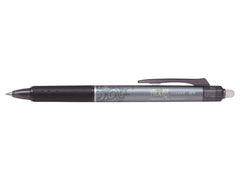 Pilot FriXion Clicker Erasable Retractable Gel Rollerball Pen 0.5mm Tip 0.25mm Line Black (Pack 12) - 223101201