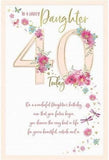 Daughter 40th Birthday Flowers And Dragonflies