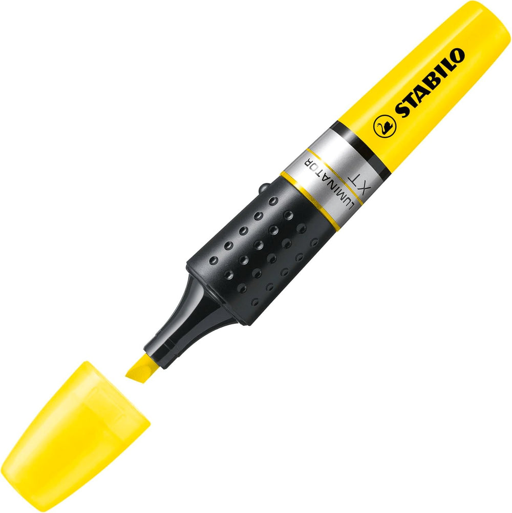 Set of six Stabilo Luminator highlighters in assorted colors, featuring bright, durable ink for vivid highlighting.
