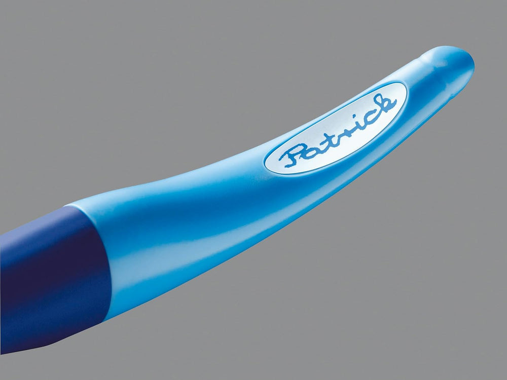 Stabilo Easyoriginal Pastel ergonomic rollerball pen for right-handed use in cloudy blue, ideal for smooth writing.
