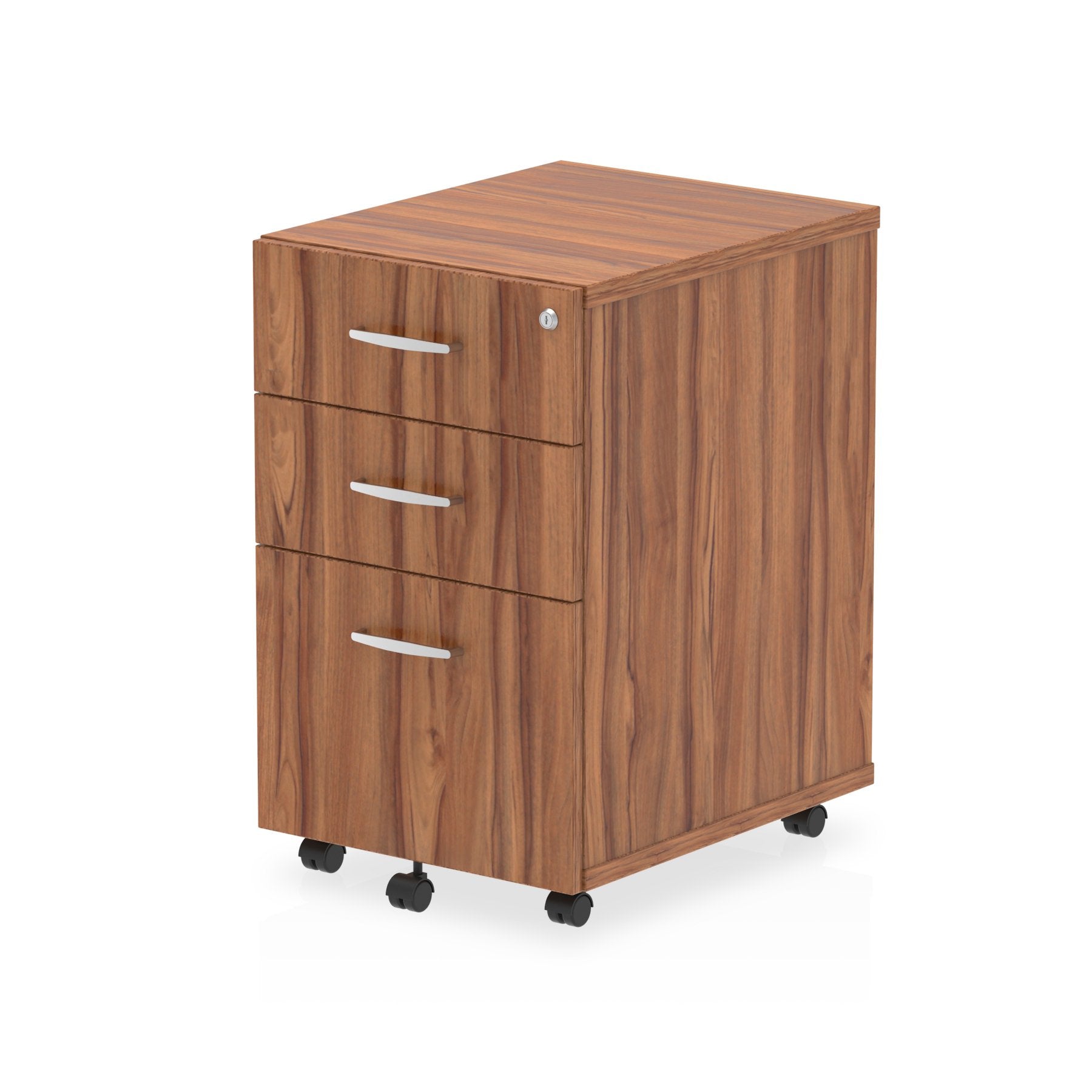 Dynamic Impulse 3 Drawer Under Desk Pedestal Walnut I001651 DD