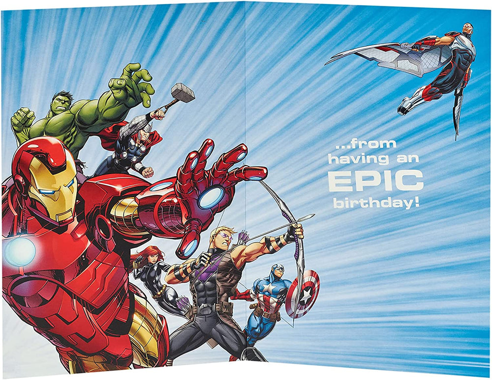 Marvel Awesome Nephew Birthday Card