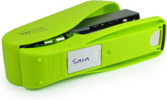 Rapesco Luna Less Effort Half Strip Front Loading Stapler & 2000 Staples - Green