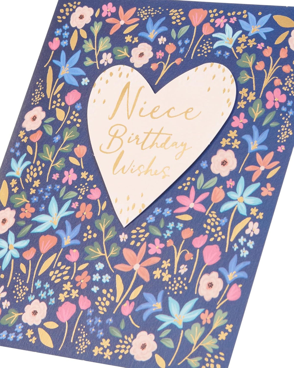 UK Greetings Birthday Card for Niece - Bright Floral Design