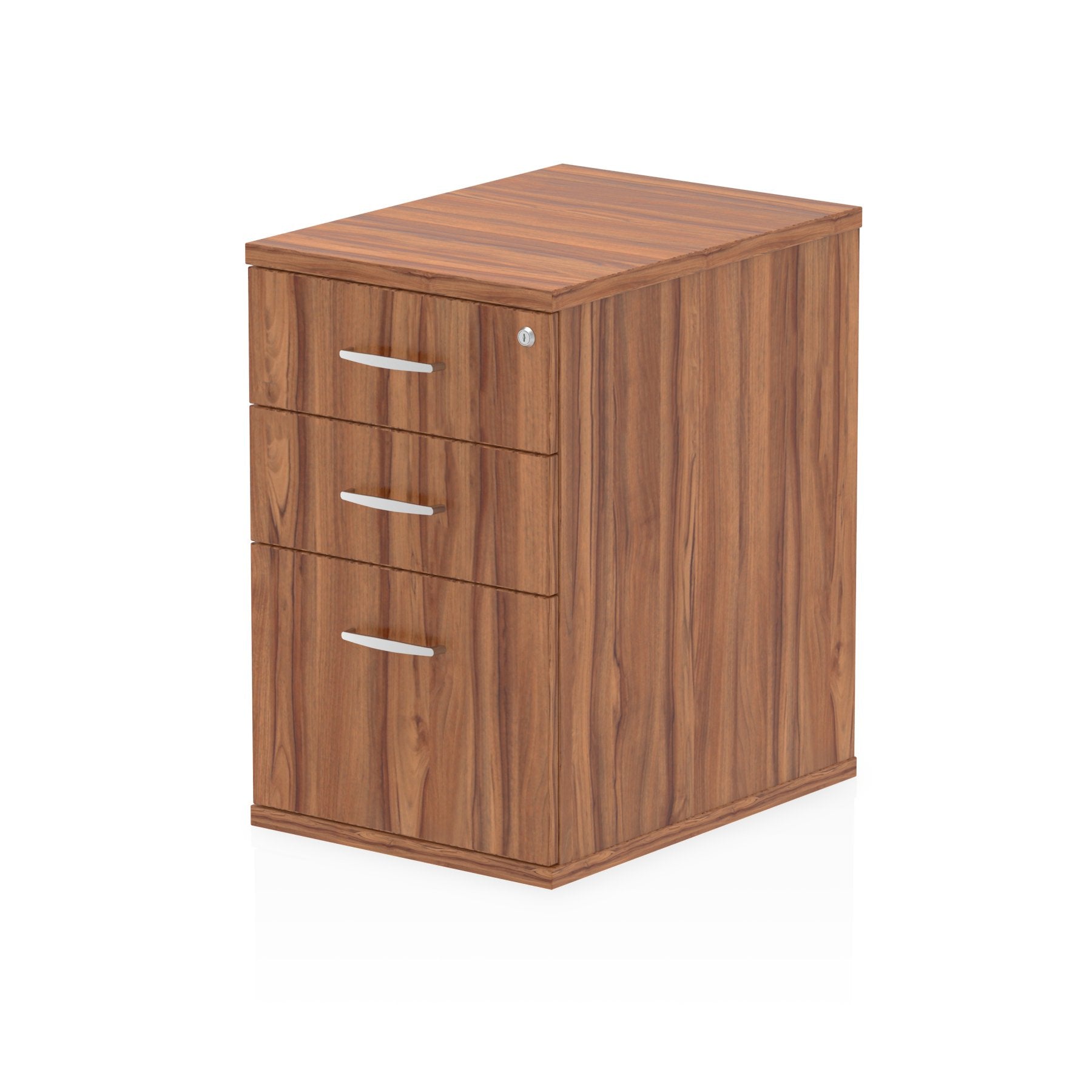 Dynamic Impulse 600mm Deep Desk High Pedestal Walnut I000129 DD