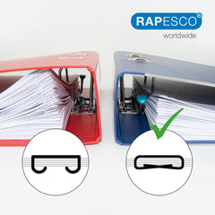 Rapesco Porpoise ONE Stapling Plier with Germ-Savvy® Bag and Box of Staples