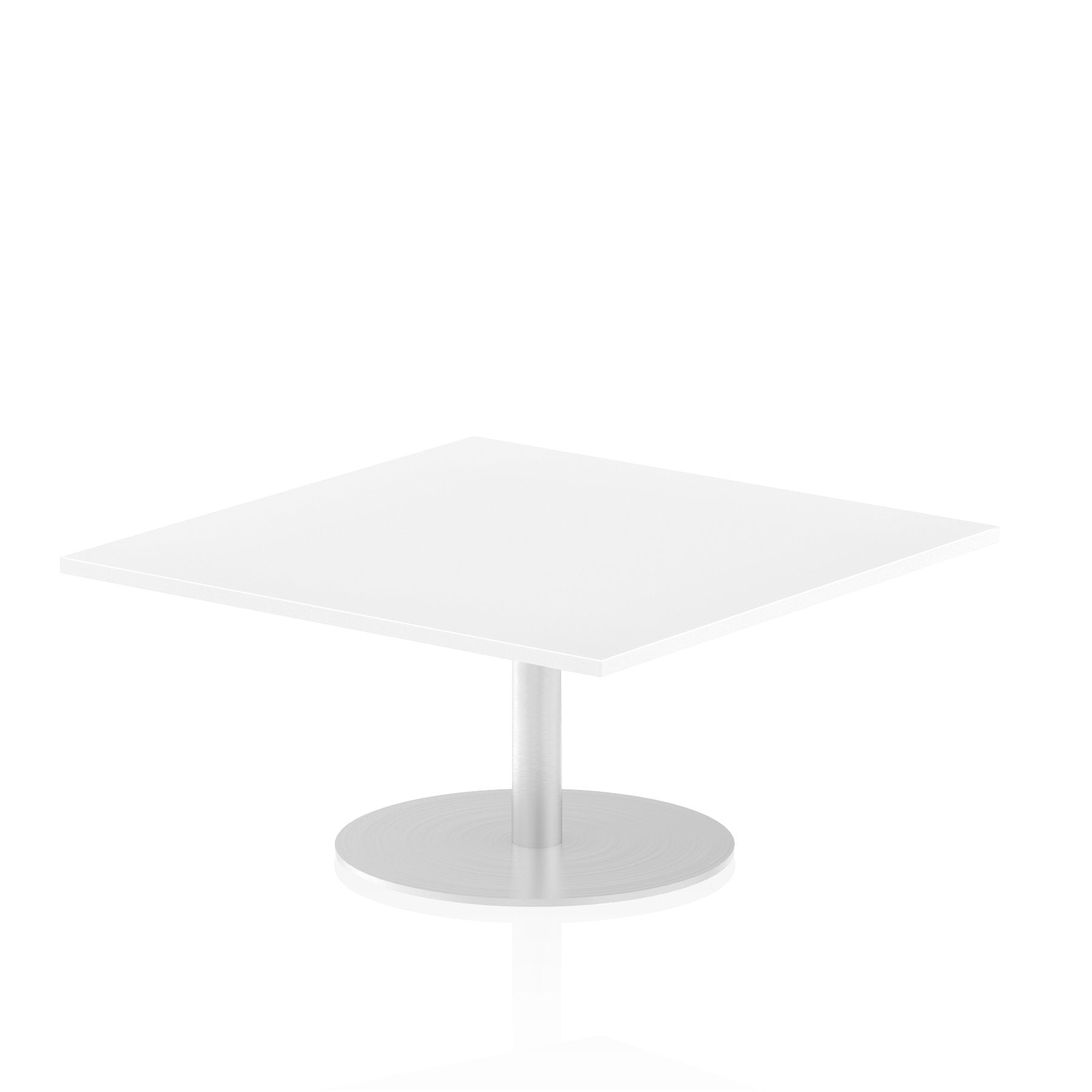 Dynamic Italia 1000mm Poseur Square Table White Top 475mm High Leg ITL0348 DD