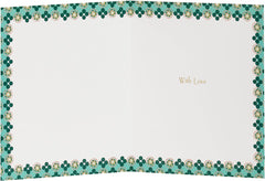 Beautiful Eastern Print Design Dad Birthday Card