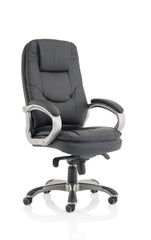 Oscar High Back Faux Leather Executive Office Chair Black EX000243 DD