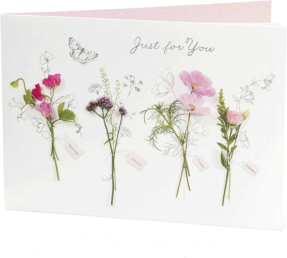 Floral Pretty Birthday Card (Pack of 6)