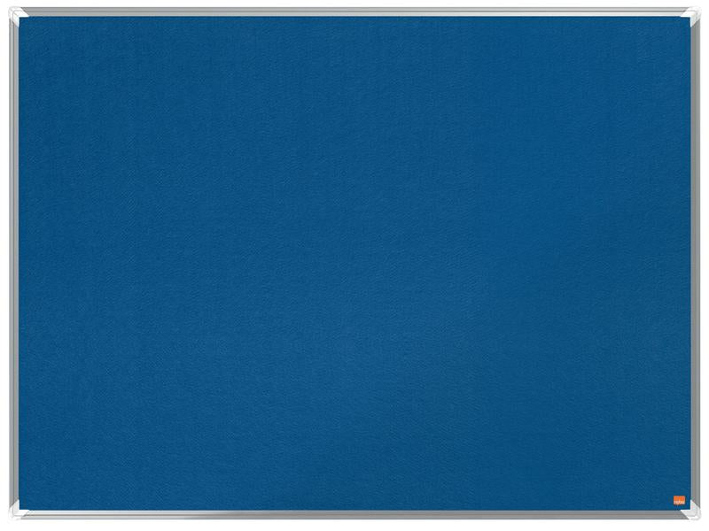 Nobo Premium Plus Blue Felt Noticeboard Aluminium Frame 1200x900mm 1915189