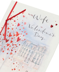 Romantic Design Wife Valentines Day Card