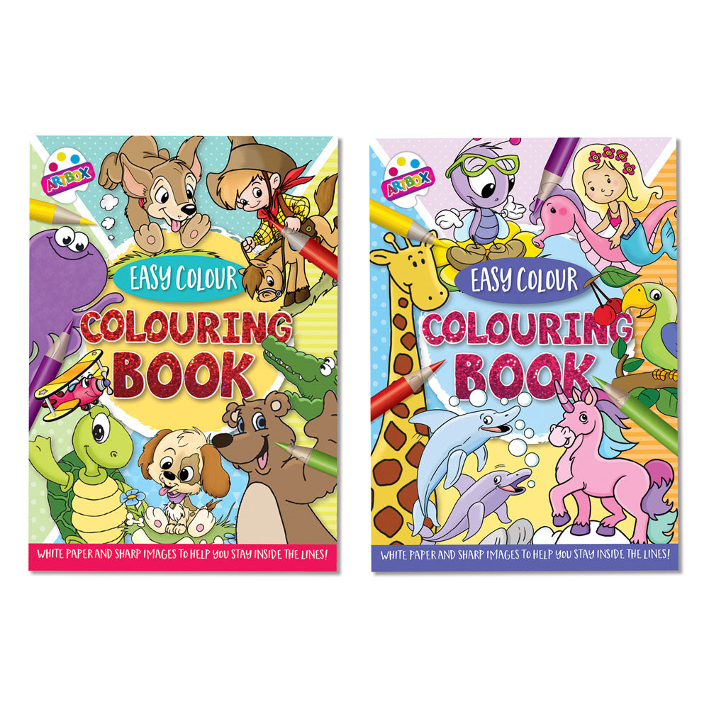Tallon A5 Superior Colouring Book with 80 gsm paper, featuring blank pages ideal for art supplies and creative projects.