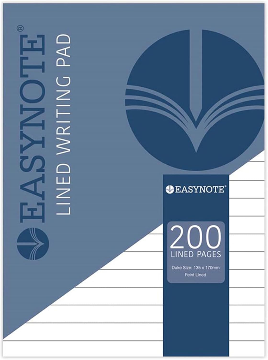 Tallon 100-sheet lined Duke pad with 56gsm paper, featuring a sturdy cover and ruled pages for note-taking and writing.