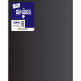 Red, blue, and black Tallon A4 ruled hardback book for stationery use, featuring a durable cover and lined pages.