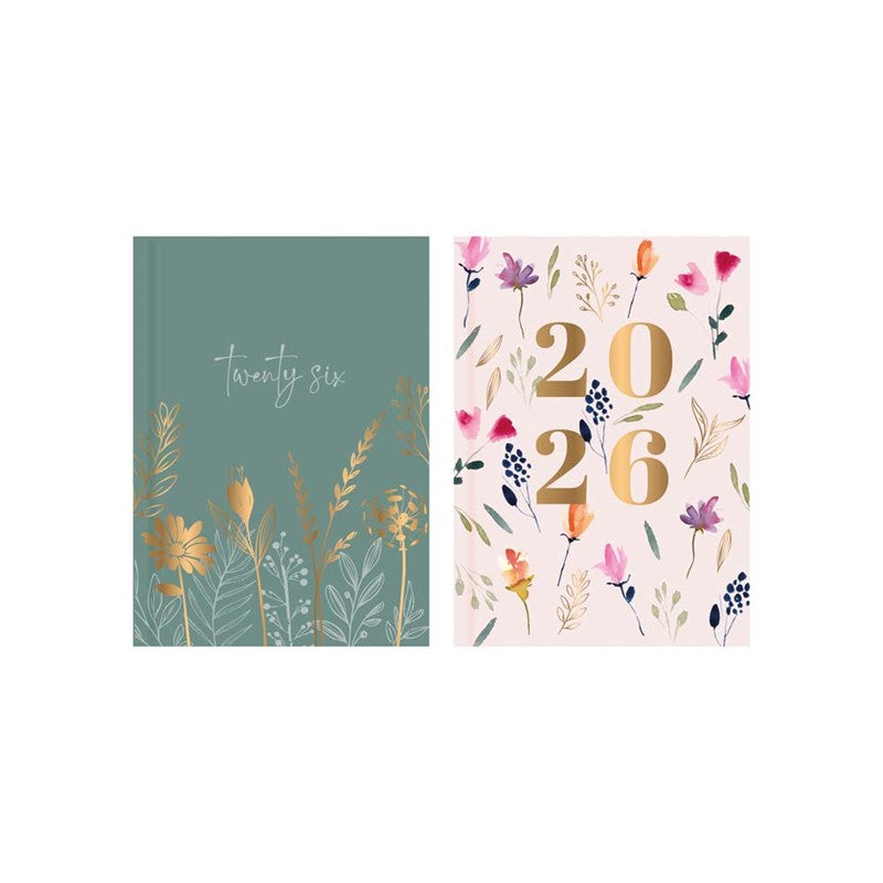 Tallon Tallon Diary Pocket Wtv Bee & Floral stationery with floral and bee illustrations on the cover.