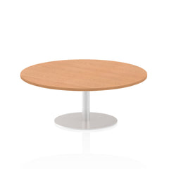 Dynamic Italia 1200mm Poseur Round Table Oak Top 475mm High Leg ITL0158 DD