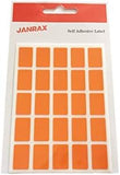 Orange 12 x 18 mm Labels