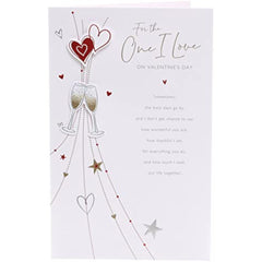 Traditional Design One I Love Valentines Day Card