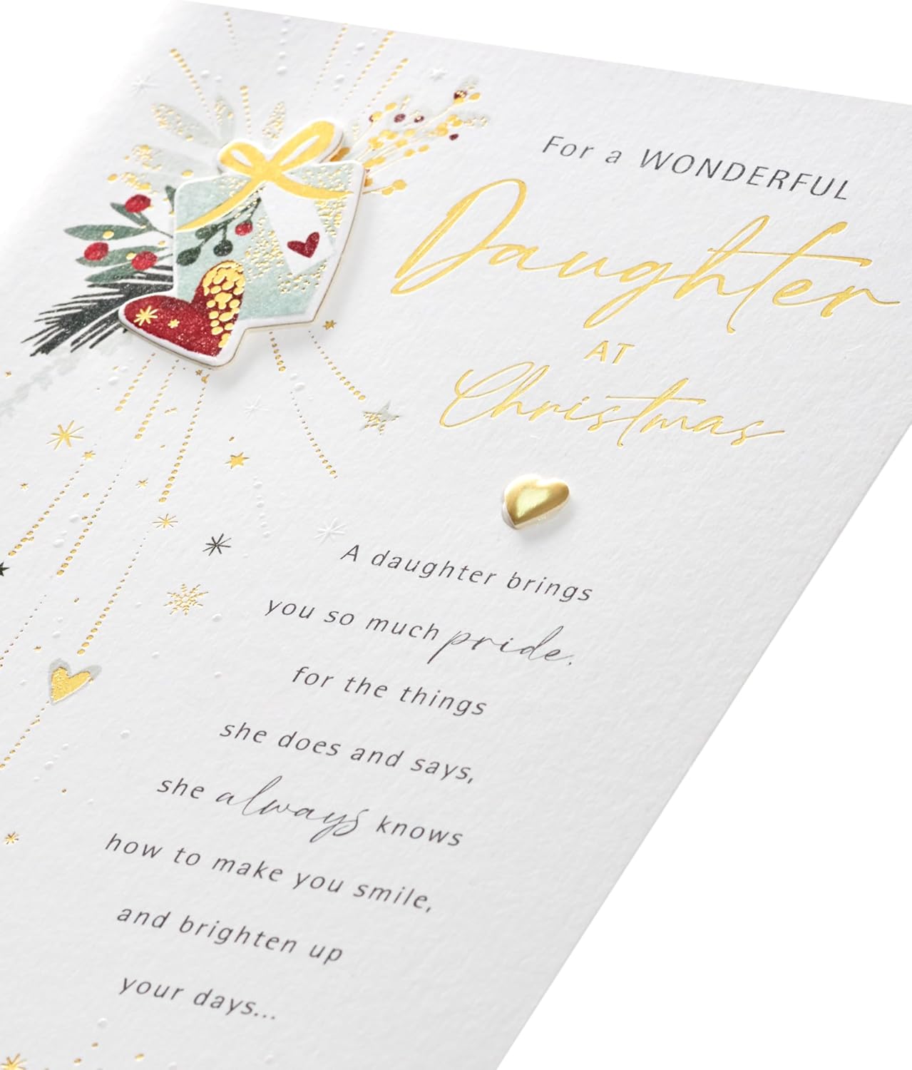 Integrated Daughter Christmas Card