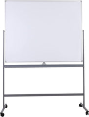 Twinco Mobile Double Sided Magnetic Floor Standing Whiteboard 1200x900mm White - TW5468 DD