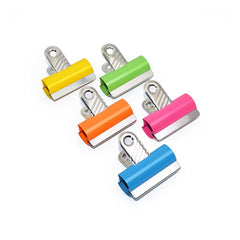 Rapesco Coloured Letter Clips 30mm - Assorted Colours (Pack 10) - RCB30COL