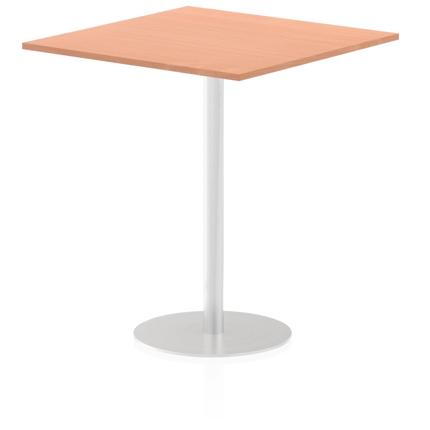 Dynamic Italia 1000mm Poseur Square Table Beech Top 1145mm High Leg ITL0358 DD