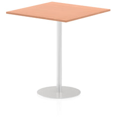 Dynamic Italia 1000mm Poseur Square Table Beech Top 1145mm High Leg ITL0358 DD