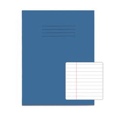 Rhino 9 x 7 Exercise Book 80 Page Ruled F8M Light Blue (Pack 100) - VEX554-119-2 DD