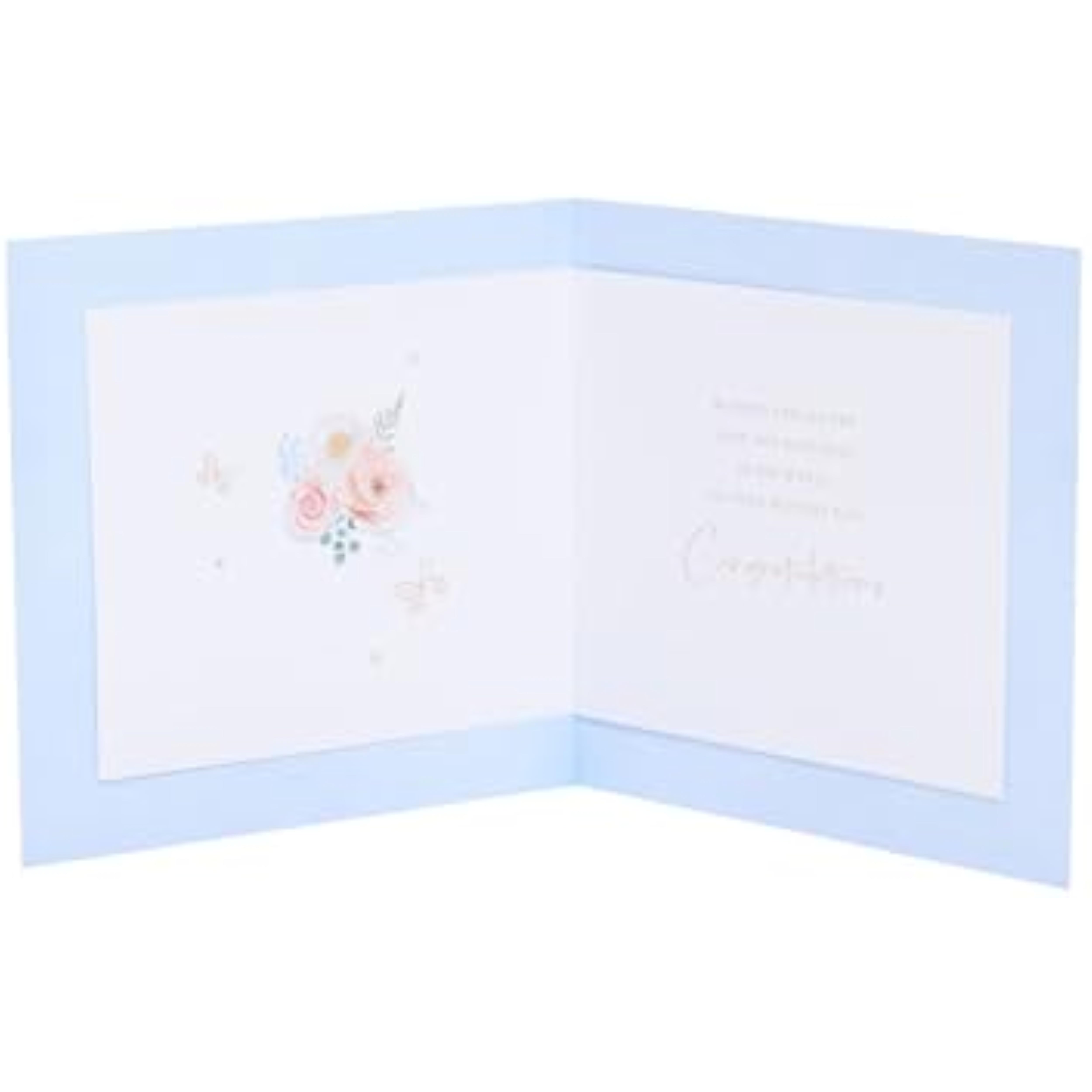3D Effect Cake Design Wedding Card