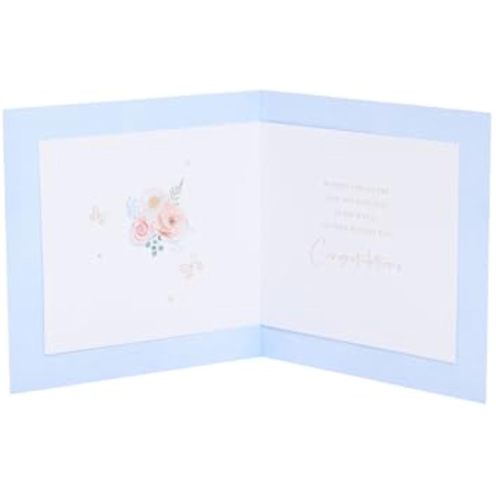 3D Effect Cake Design Wedding Card