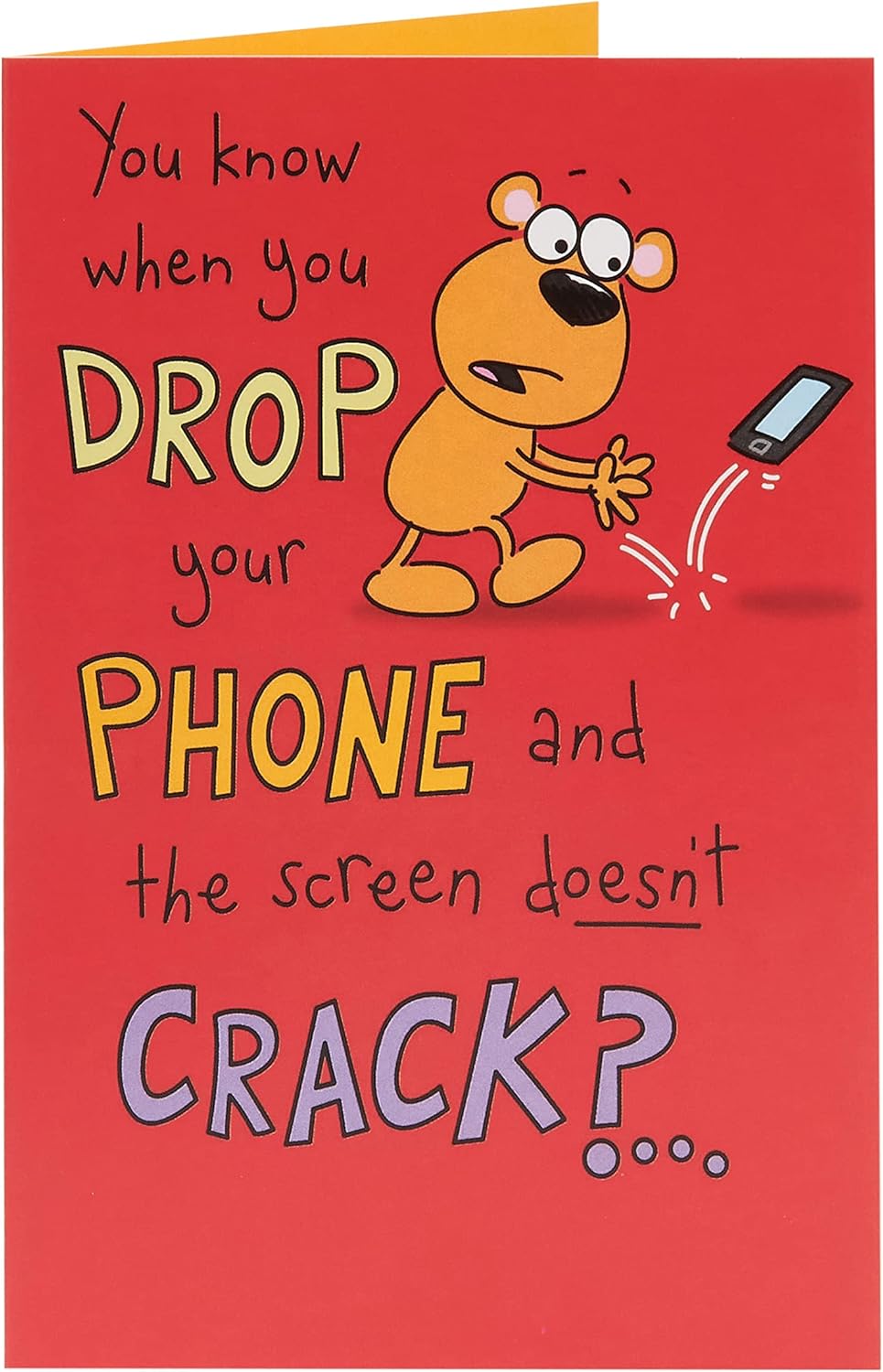 Birthday Card for Him/Her/Friend - Funny Design