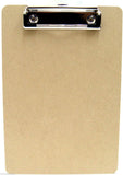 Tiger A5 Masonite clipboard with metal clip, featuring a smooth surface and sturdy construction for writing and note-taking.