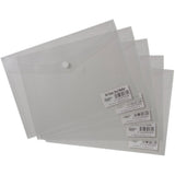 Tiger A5 Clear Stud Wallet used as a polypropylene document folder for filing and storage with secure stud closure.
