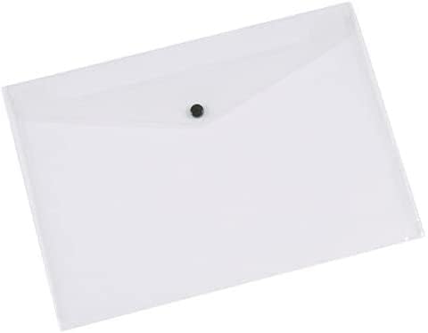 Tiger A5 Clear Stud Wallet, a polypropylene document folder with secure stud closure for organizing papers and files.