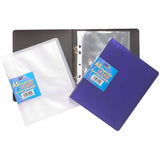 Tiger A5 Slim Ring Binder with 10 pockets in assorted solid colors, ideal for office supplies and organization.