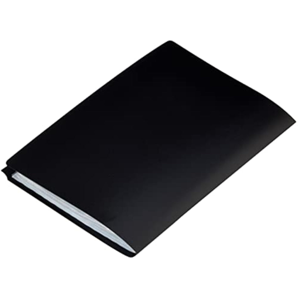 Tiger A5 20-pocket presentation display book, office supplies organizer with clear plastic pockets for documents and reports.
